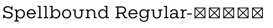 Spellbound Regular字体转换